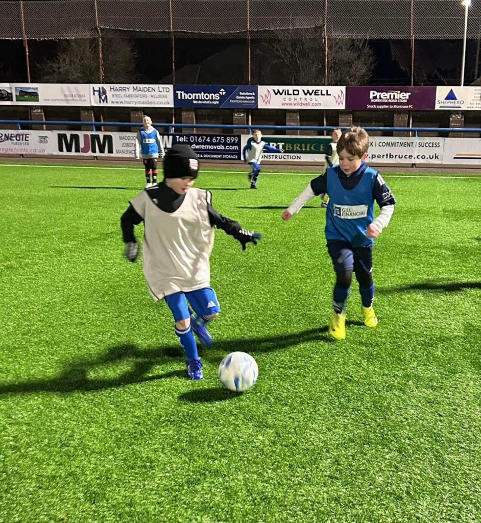 Boys taking part in the Performance Programme